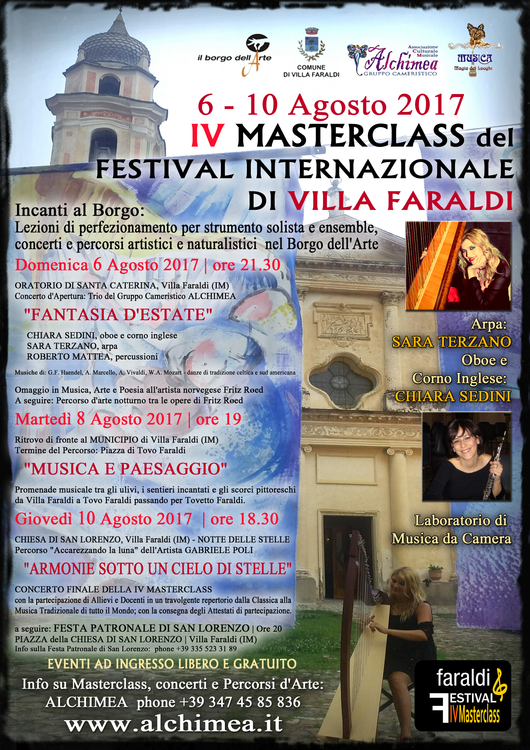 IV Masterclass VILLA FARALDI